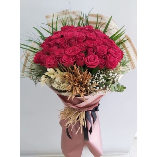 51 Gül İsteme Nişan Söz Çiçeği Buketi