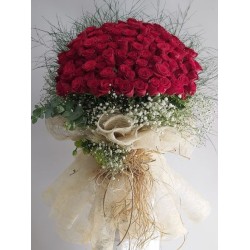 Abakada Kız İsteme Buketi 101 Gül