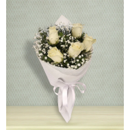 Aşkın Adı 5 Beyaz Gül