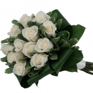 11 Adet Beyaz Gül Buketi