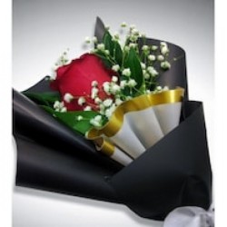 Canım Sevgilim Tasarım Tek Gül Aranjmanı