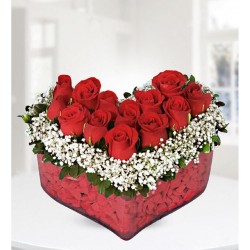 Kalpte Kırmızı Güller