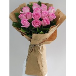 Pembe Güllerden Şık Buket