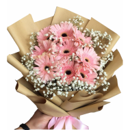 Pembe Gerbera Buketi