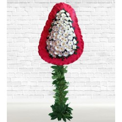 Beyaz Açılış Düğün Çelenk